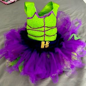 9-12 month old hulk girls costume